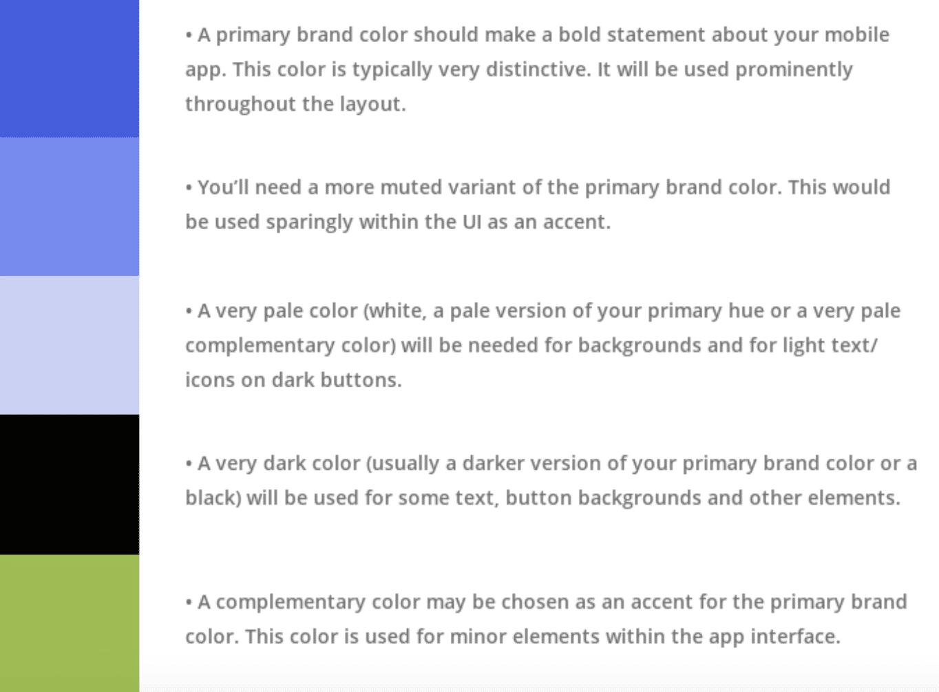 Considerations When Picking the Best Color Schemes for Mobile Apps