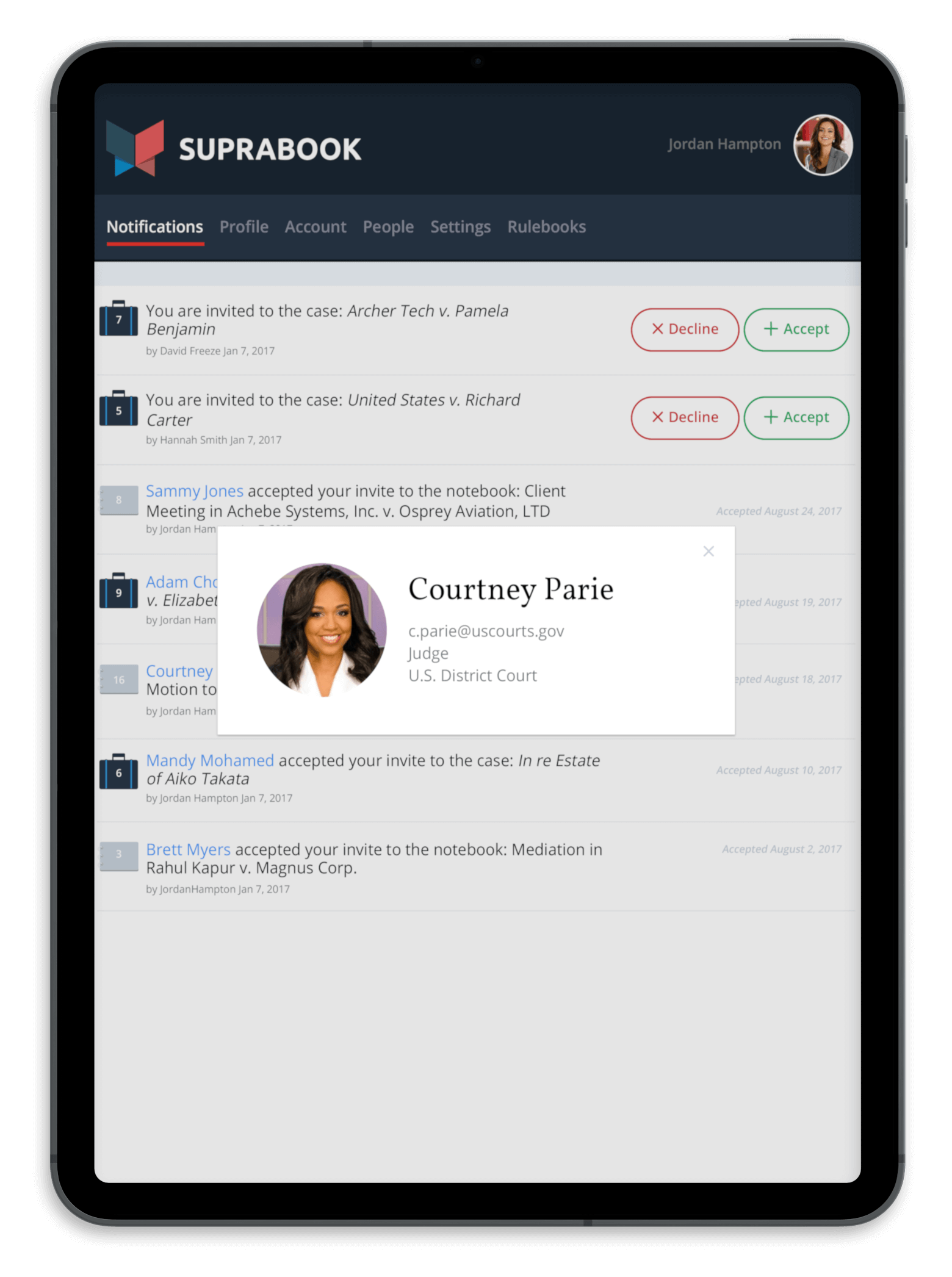 Suprabook Mobile App by Dallas Developers 7T, Inc