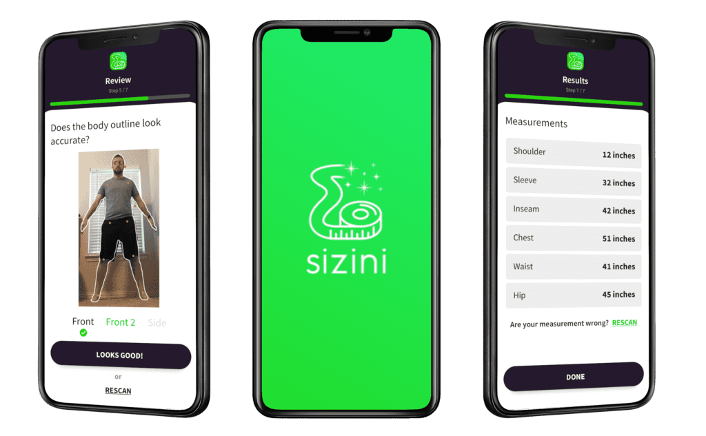 Sizini - An AI Garment Measuring Mobile App