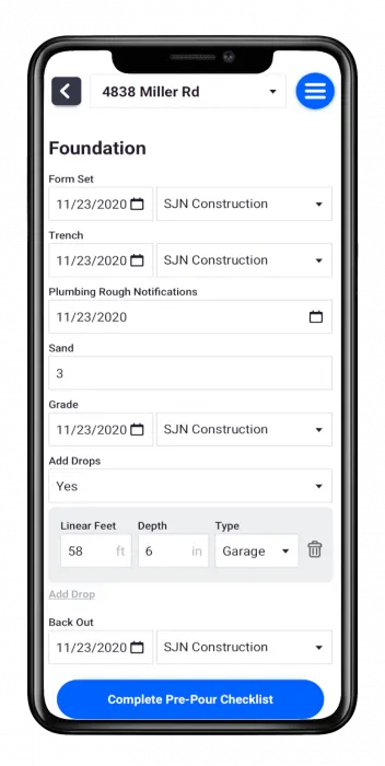Vault Concrete Contractors Mobile App by 7T Digital Transformation as a Service
